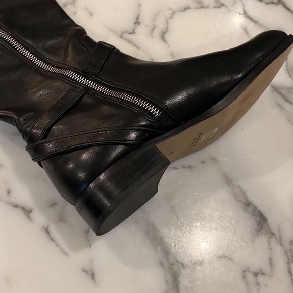 Coach Micha wide calf knee high riding boot. - Picture 9 of 10